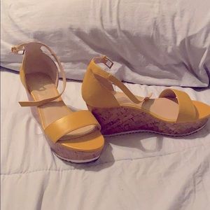 Nine West platform wedge sandals